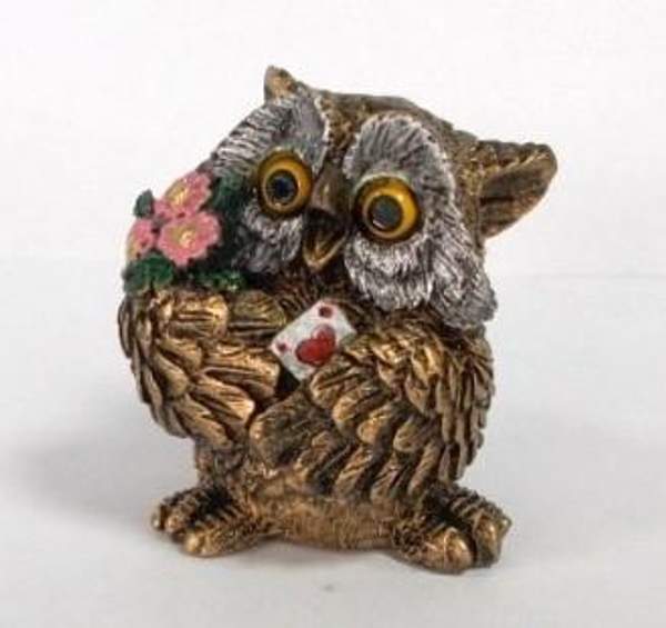 Сувенир "Сова влюбленный"