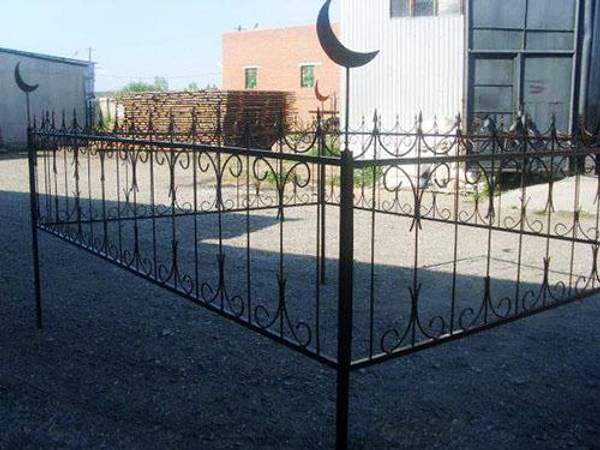 Сварные мусульманские оградки на могилу - делаем "под ключ"
