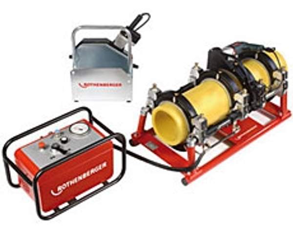Сварочная машина Ровельд Р 315 МР Ротенбергер (Rothenberger) для стыковой сварки пластмассовых труб с гидравлическим приводом.