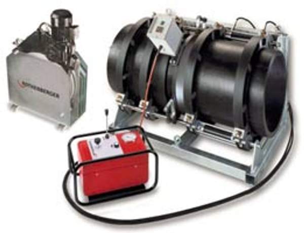 Сварочная машина Ровельд Р 630 В2 Ротенбергер (Rothenberger) для стыковой сварки пластмассовых труб с гидравлическим приводом.