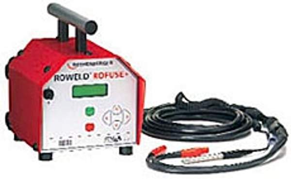 Сварочный аппарат Ровельд Рофьюз+ (Ротенбергер, Rothenberger) для электромуфтовой сварки пластмассовых труб.