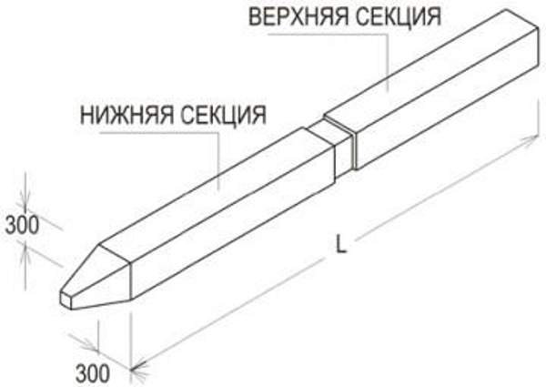 Свая составная С140-35-св.1