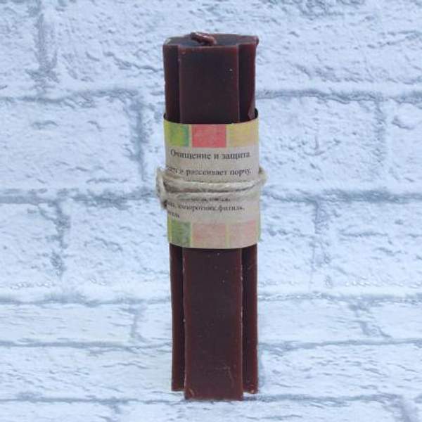 Свеча крест «Очищение и Защита»