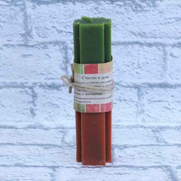 Свеча крест «Счастье в Доме»