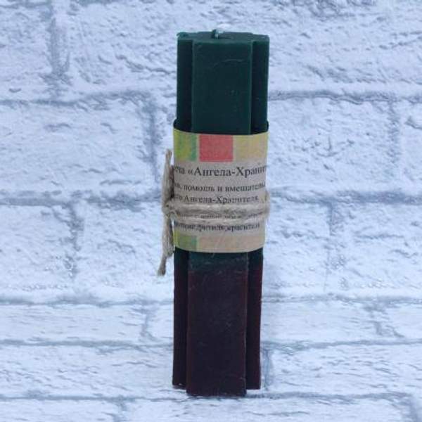 Свеча крест «Свеча Ангела Хранителя»