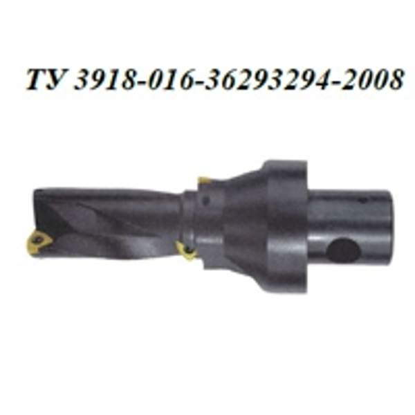 Сверла комбинированные с винтовыми стружечными канавками с подводом СОЖ