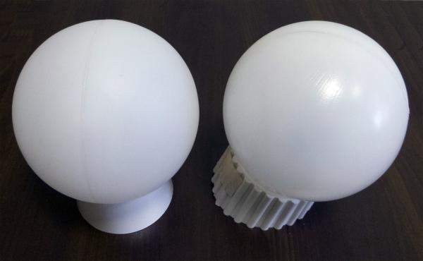 Светильник ЖКХ светодиодный "Шар" пластиковый, антивандальный, 220 В, 7 Вт, 5500 К