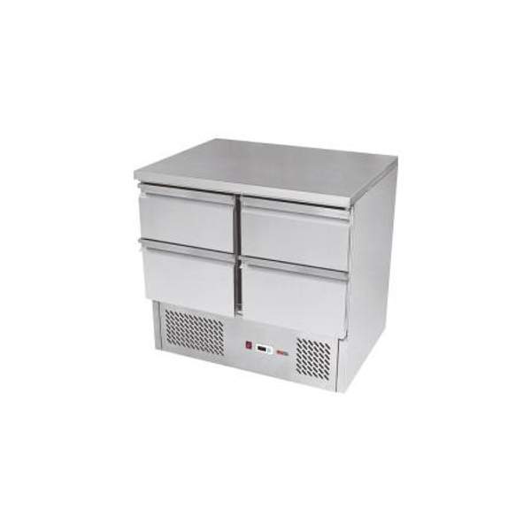 SZ 902 Холодильный стол с четырьмя шкафчиками