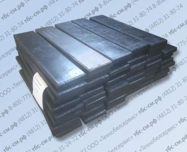 Техпластина 1000х200х40 снегоочистительная тканекордная