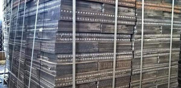 Техпластина 1000х250х40 для отвалов трос 6мм*40