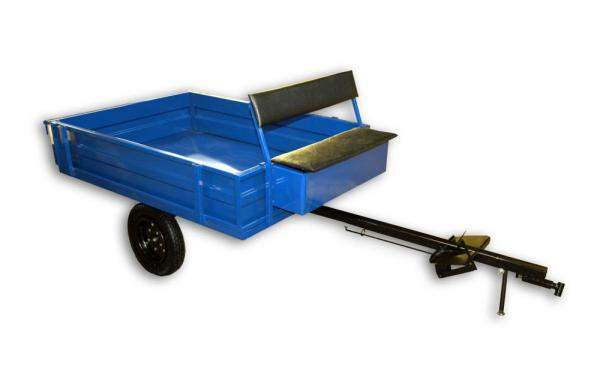 Телега без тормозов на мотоблок