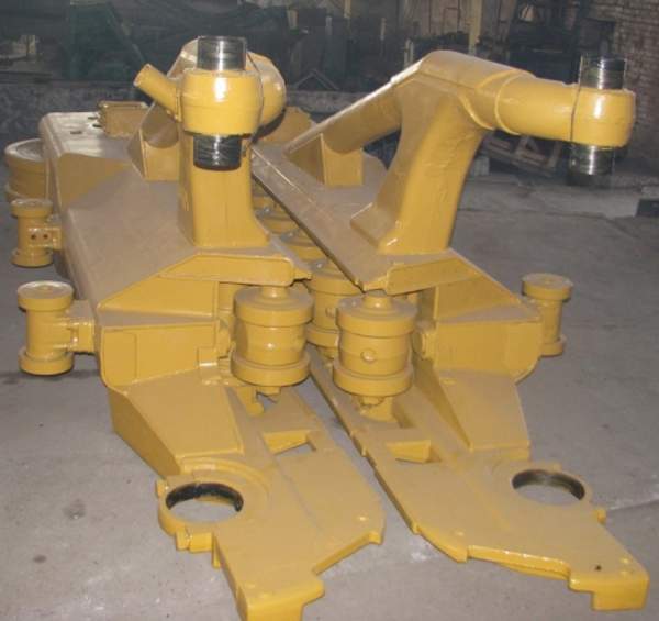 Телега трактора, рама трактора, ремонт рам тележек, колесо ведущее