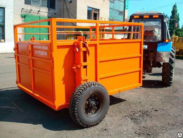Тележка для трактора мтз (скотовоз)