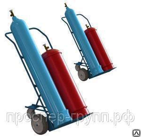 Тележка г/п 200 кг для баллонов пропан и кислород ТГК-П