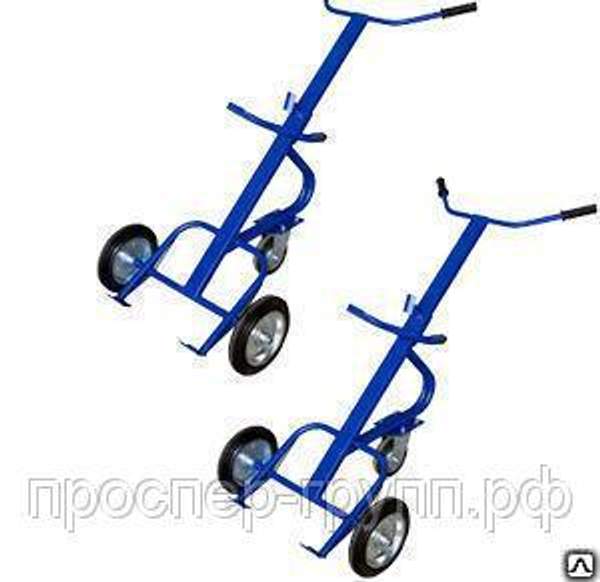 Тележка г/п 250 кг для металлических бочек КБ-2