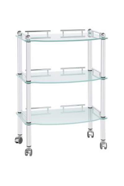 Тележка косметологическая стеклянная "ST-3"