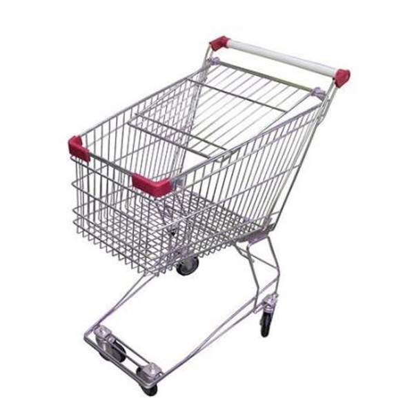 Тележка покупательская, 100 л (с детским сиденьем, с поддоном)