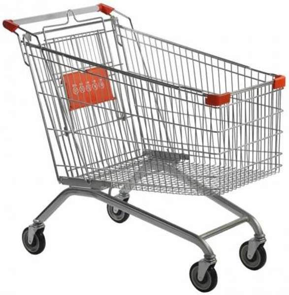 Тележка покупательская 180 л с детским сидением EKSI STA100-BX