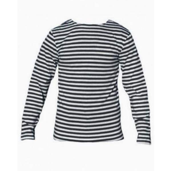 Тельняшка зимняя с начесом с черной полосой