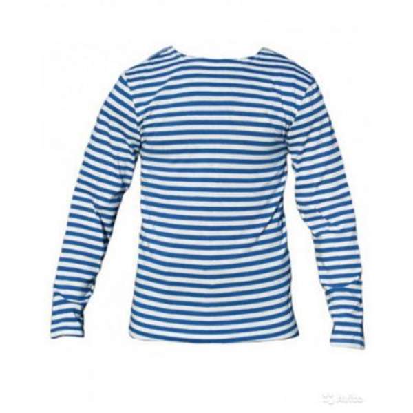 Тельняшка зимняя ВДВ (с начесом с голубой полосой)