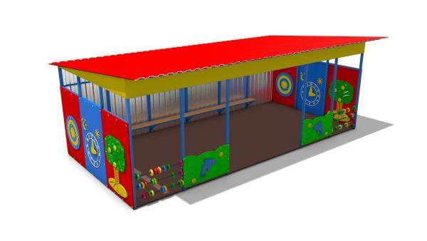 Теневой навес игровой Чудо 30 м2