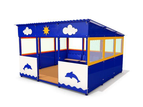 Теневой навес игровой Дельфин 13 м2