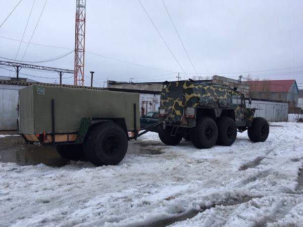 Тент на легковой прицеп