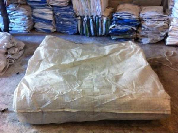 Тент (ПОЛОГ) б/у стеклоткань и полипропилен (13 х 6)