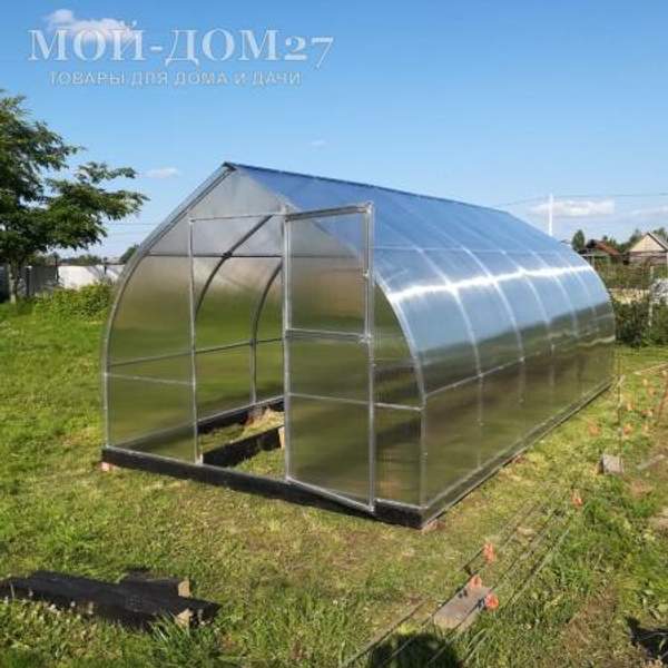 Теплица Дачница Капелька 12 метров с поликарбонатом