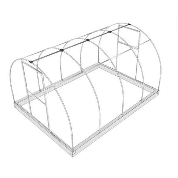 Теплица (каркас) ПОЛЬЗА-3 Эко Стронг Полимер 4 метра