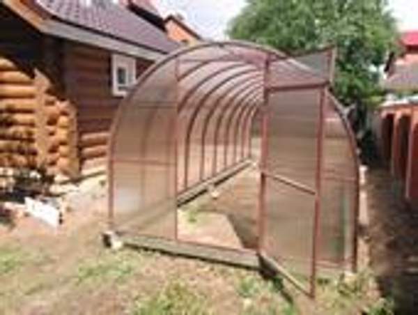 Теплица "Хуторянка" (Усиленный каркас) д/ш/в -4000х2500х2000
