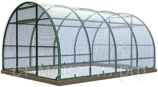 Теплица «Райский сад» от 3 до 9 дуг (Стандартный каркас) Цвет зелёный
