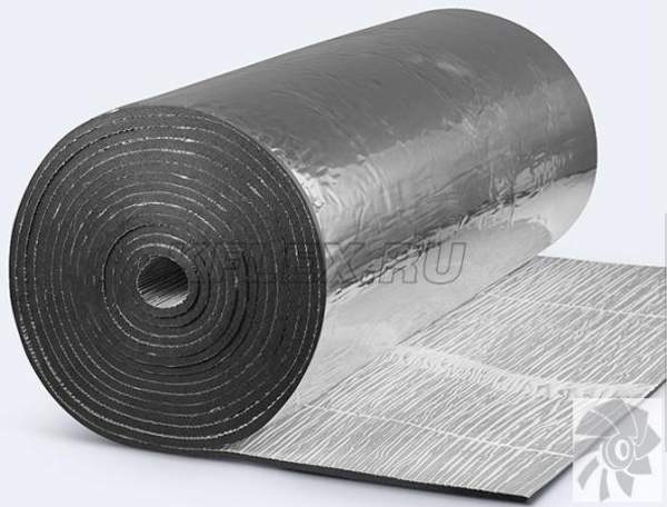 ТЕПЛОИЗОЛЯЦИЯ K-FLEX Рулоны ECO black ALU