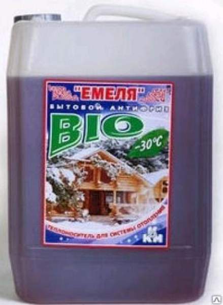 Теплоноситель БИО-30˚С незамерзающая жидкость 10 кг для отопления