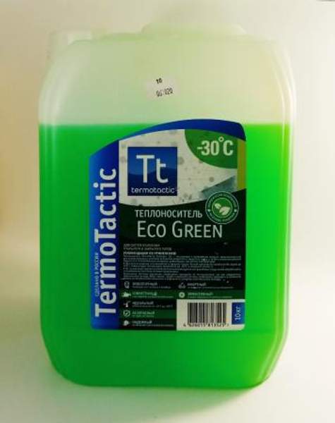 Теплоноситель TermoTactic EcoGreen 10 кг. на основе глицерина