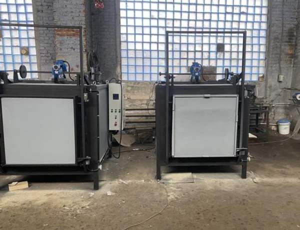 Термическая электропечь для отжига, отпуска и нормализации стали MLО 1000 литров/ 700 С