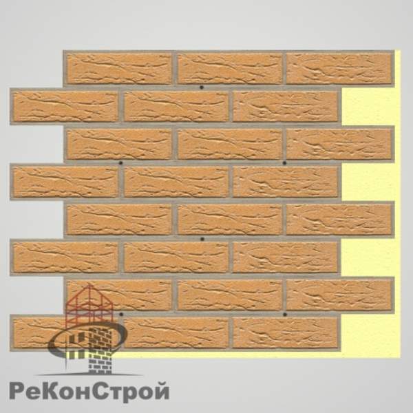 Термопанель с клинкерной плиткой Feldhaus Klinker R216 Amari Mana, с доставкой на объект!
