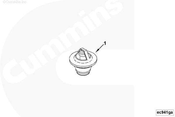 Термостат Cummins C8.3 3928639 3907242 3901845