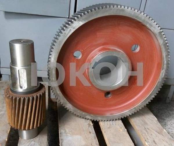 Тихоходная пара гранулятора ОГМ 1.5