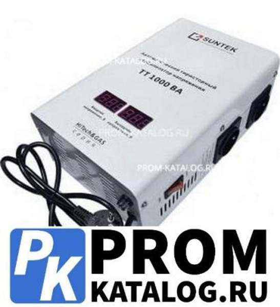Тиристорный стабилизатор напряжения 120-280В SUNTEK TT-1000