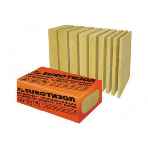ТИЗОЛ (Россия) Базальтовый утеплитель ТИЗОЛ EURO-вент 80 (1000х600х50) 0,24м3 евровент