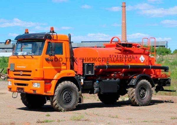 Топливозаправщик АТЗ-5 на шасси Камаз 43502