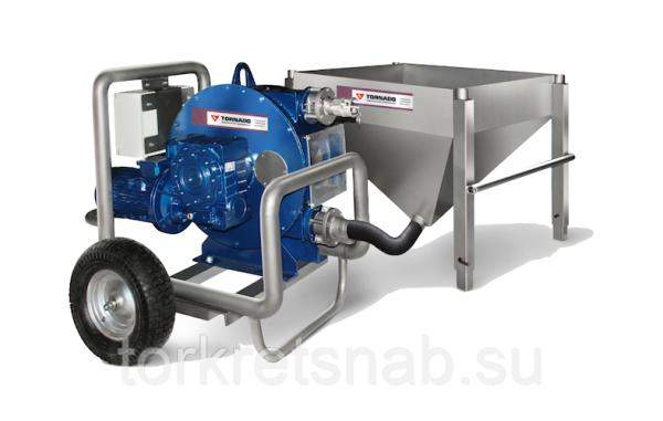 Торкрет установка АС-5/3,5, электродвигатель 4 кВт, (380В) в сборе