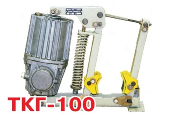 Тормоз крановый ТКГ 100 с толкателем ТЭ-30