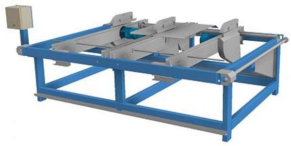 Торцовочный станок проходного типа мод. FDR 3/300 и FDR 2/350