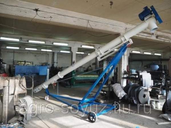Транспортер секционный шнековый для зерна и сыпучих материалов ТСШ-300П 12 метров