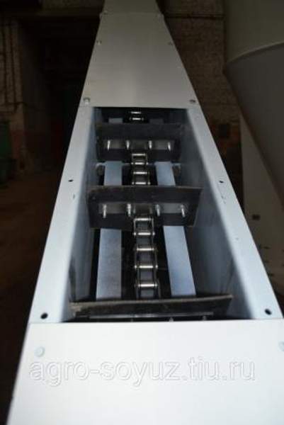 Транспортер скребковый цепной для зерна ТЦС-350 6 метров