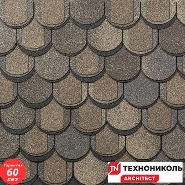 Трехслойная гибкая, битумная черепица Shinglas (Шинглас)