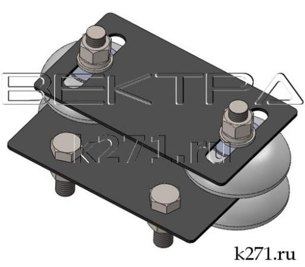 Троллеедержатель для квадратных троллей К265