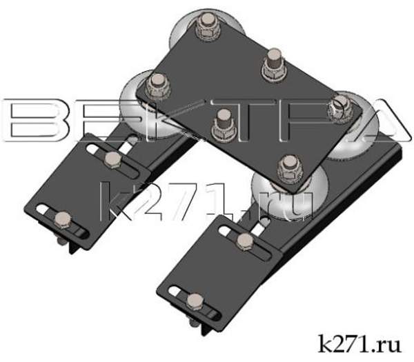 Троллеедержатель для квадратных троллей К267 МС
